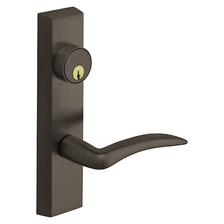 Sargent Grade 1 Electrified Exit Device Trim, Fail Secure, Power Off, Locks Lever, Key Retracts Latch, For R 776-8 ETA 24V LHRB 10B